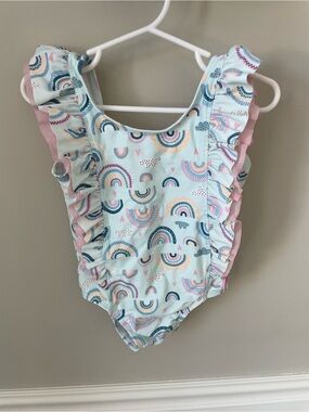 Ruffle Butts Pastel Rainbow Ruffle One-Piece Swimsuit